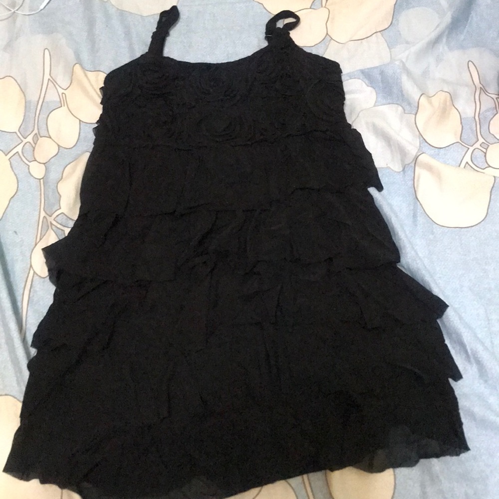 Black tank top blouse